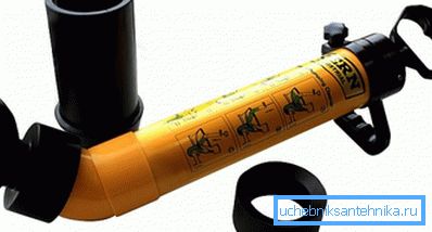 Pneumatický plunžr s vyměnitelnými tryskami Pneumatický plunžr s vyměnitelnými tryskami