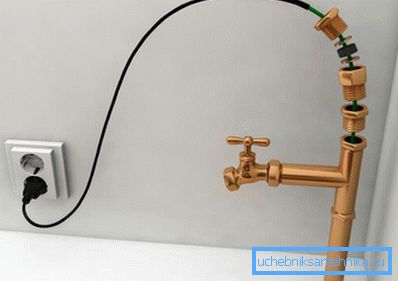 Připojení topného kabelu pro napájení 220 V domácnosti