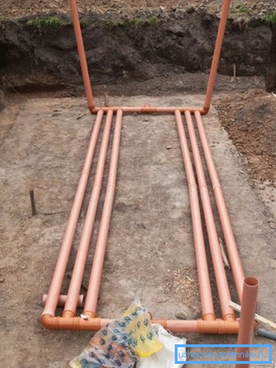 Podzemní výměník tepla pro ventilační systém