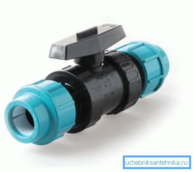 Polyetylénový kulový kohout 25 - 25 mm