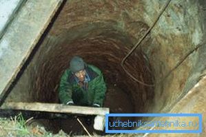 Někdy k dokončení úkolu je nutné jít dolů na dno studny, kde můžete provést další čištění nebo profylaxi. Někdy k dokončení úkolu je nutné jít dolů na dno studny, kde můžete provést další čištění nebo profylaxi.