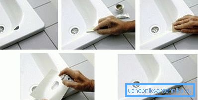 Postupné obnovení umyvadla a lázně