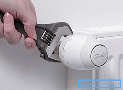Správná poloha zařízení pro termoregulaci.