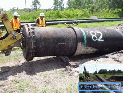 U velkých průměrů vyžaduje instalace těžké vybavení.