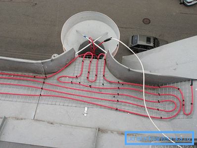 Příklad instalace topného kabelu
