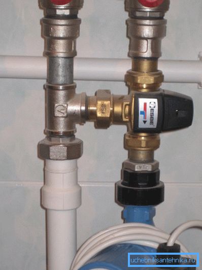 Příklad instalace produktu.