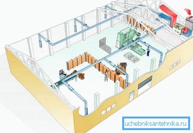Projekt průmyslové ventilace