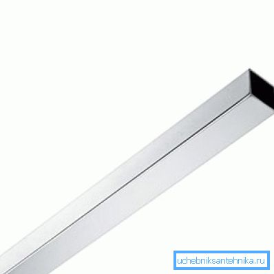 Profil profilu trubek 25x25 mm