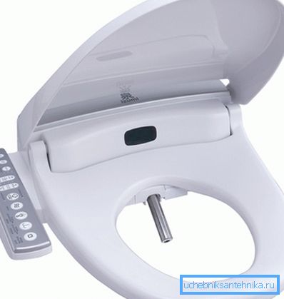 Programovatelný bidet na sedadlo.