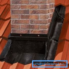 Průchod komínu střešním materiálem Průchod komínu střešním materiálem
