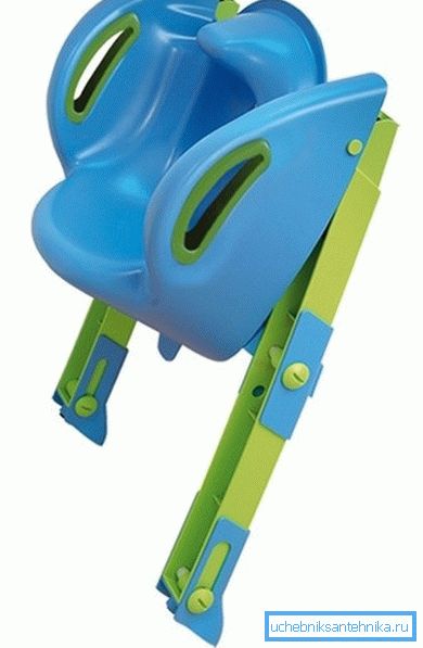 Skládací design s nastavitelnou výškou schodu