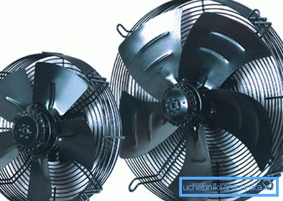 Velikost ventilátoru se volí podle průměru kanálů. Velikost ventilátoru se volí podle průměru kanálů.