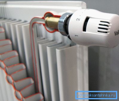 Nastavení vytápění v domě pomocí termostatického ventilu