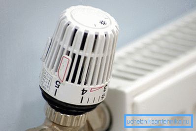Nastavovací ventil pro radiátory 3 4 může mít čtyři až deset teplotních režimů