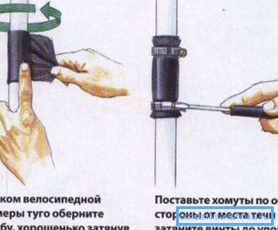 Oprava potrubí. Oprava potrubí.