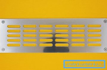 Ventilační mřížka z nerezové oceli