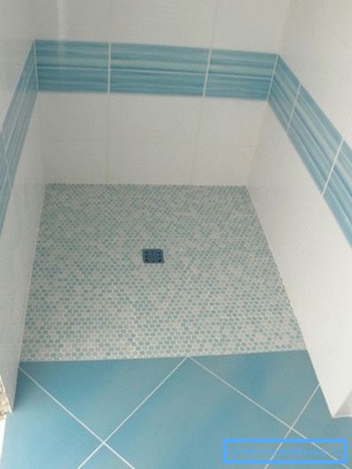 Samonosná kabina - pěnový blok a keramická dlažba