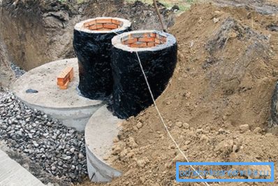 Vlastní septik z betonových kroužků