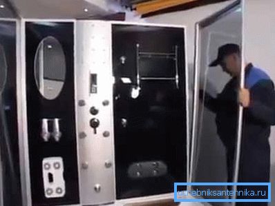 Sestavení hydromasážní skříně Sestavení hydromasážní skříně