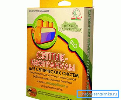 Biogranuly septiků