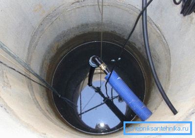 Hřídel s ponorným čerpadlem Hřídel s ponorným čerpadlem