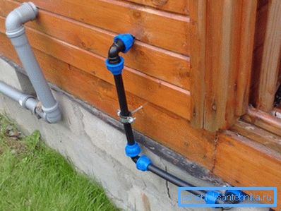 Systém zásobování soukromým domem z HDPE trubek