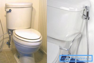 Toaletní mixér s hygienickou sprchou může mít velmi odlišnou konfiguraci. Toaletní mixér s hygienickou sprchou může mít velmi odlišnou konfiguraci.