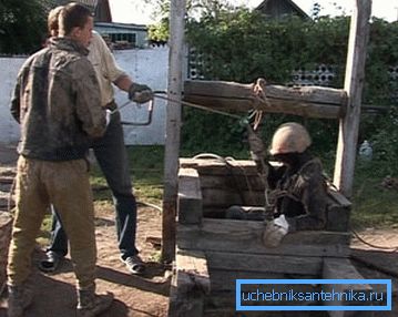 Klesání osoby do práce.