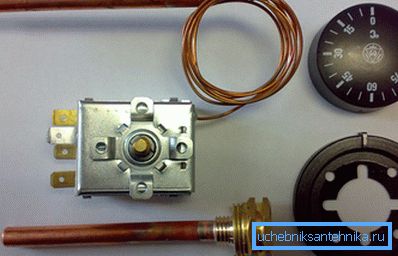 Termostat pro elektrický kotel