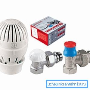 Termostatická sada pro připojení rozmontovaného chladiče