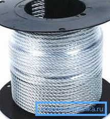 Kabel z nerezové oceli - ideální pro upevnění zařízení do studny Kabel z nerezové oceli - ideální pro upevnění zařízení do studny