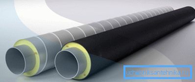 Trubka 219x6 s izolací může mít průměr 300 a dokonce 400 mm, to vše závisí na vrstvě polyuretanové pěny Trubka 219x6 s izolací může mít průměr 300 a dokonce 400 mm, to vše závisí na vrstvě polyuretanové pěny