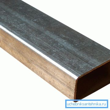 Sekce potrubí 60x40 mm Sekce potrubí 60x40 mm