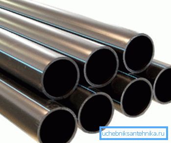 HDPE potrubí (nízkotlaký polyetylén)
