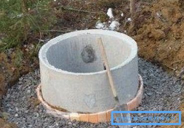 Cement-rozdrcený polštář připraven k lití
