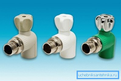 Rohové plastové kulové ventily z PVC Rohové plastové kulové ventily z PVC