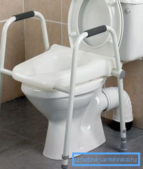 WC s madly pro osoby se zdravotním postižením s gumovými podložkami