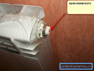 Instalace ventilu pro odvzdušnění.