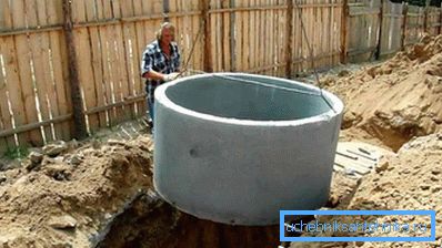 Instalace kroužků pomocí jeřábu