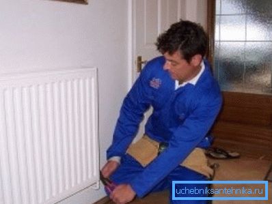 Instalace radiátoru