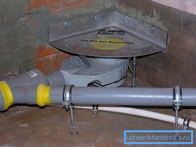 Instalace žebříku v rohu Instalace žebříku v rohu