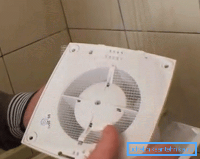 Instalace ventilátoru Instalace ventilátoru