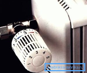 Radiátorová armatura pro ovládání topení Radiátorová armatura pro ovládání topení
