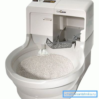 Zařízení s automatickým promývacím granulem