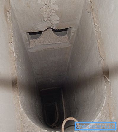 Ventilační potrubí odvnitř