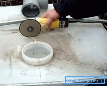 Namísto nože můžete použít brusič.