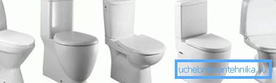 Venku není možné rozlišovat toaletní porcelánovou toaletu od toaletní toalety kvůli glazované vrstvě pokrývající výrobek.
