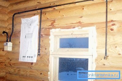 Ve vnitřních prostorách je povolena pouze instalace otevřené plynové trubky.