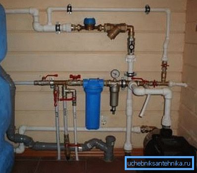 Instalatérství v dřevěném domě z polypropylenu