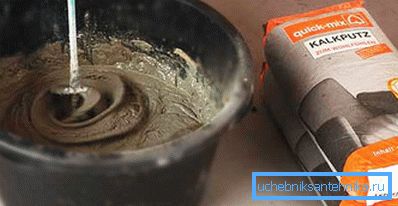 Míchání cementové malty